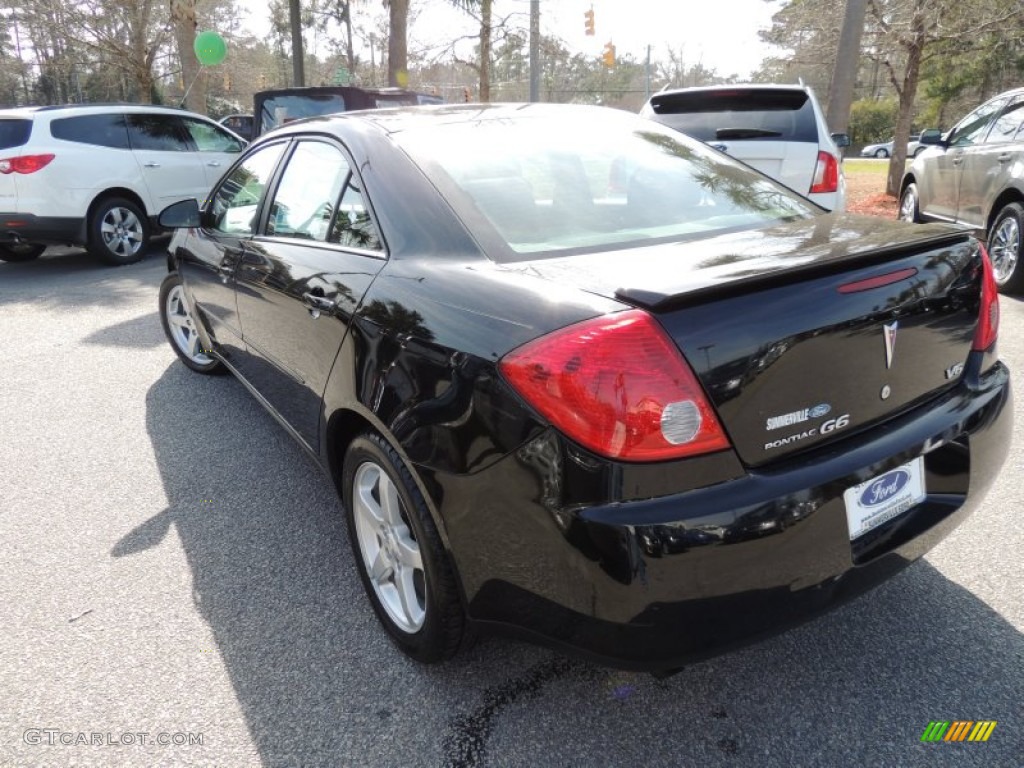 2007 G6 V6 Sedan - Black / Ebony photo #15