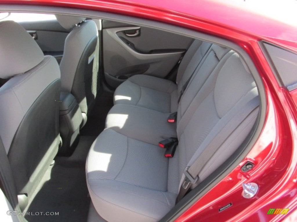 2014 Elantra SE Sedan - Red / Gray photo #14