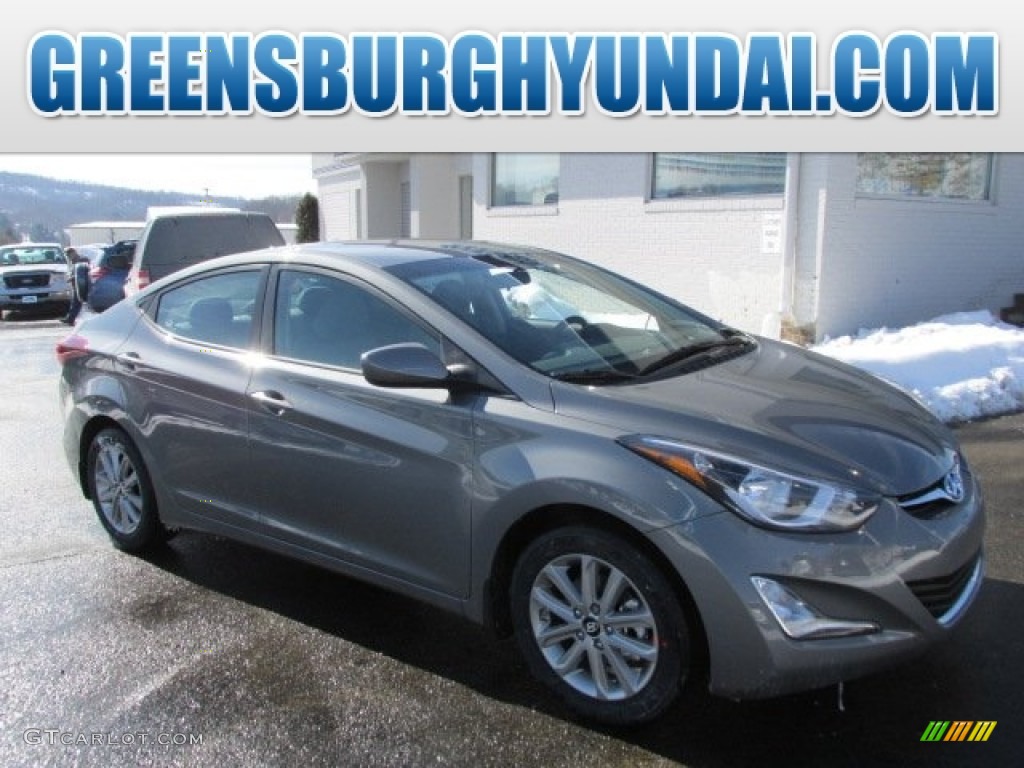 2014 Elantra SE Sedan - Gray / Gray photo #1