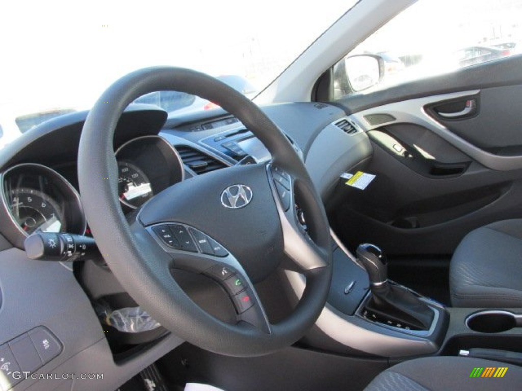 2014 Elantra SE Sedan - Gray / Gray photo #8