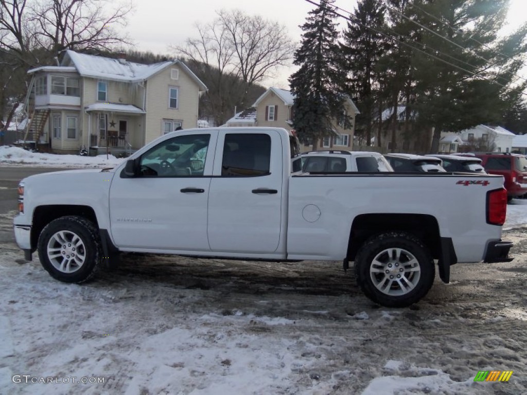 2014 Silverado 1500 LT Double Cab 4x4 - Summit White / Jet Black photo #4