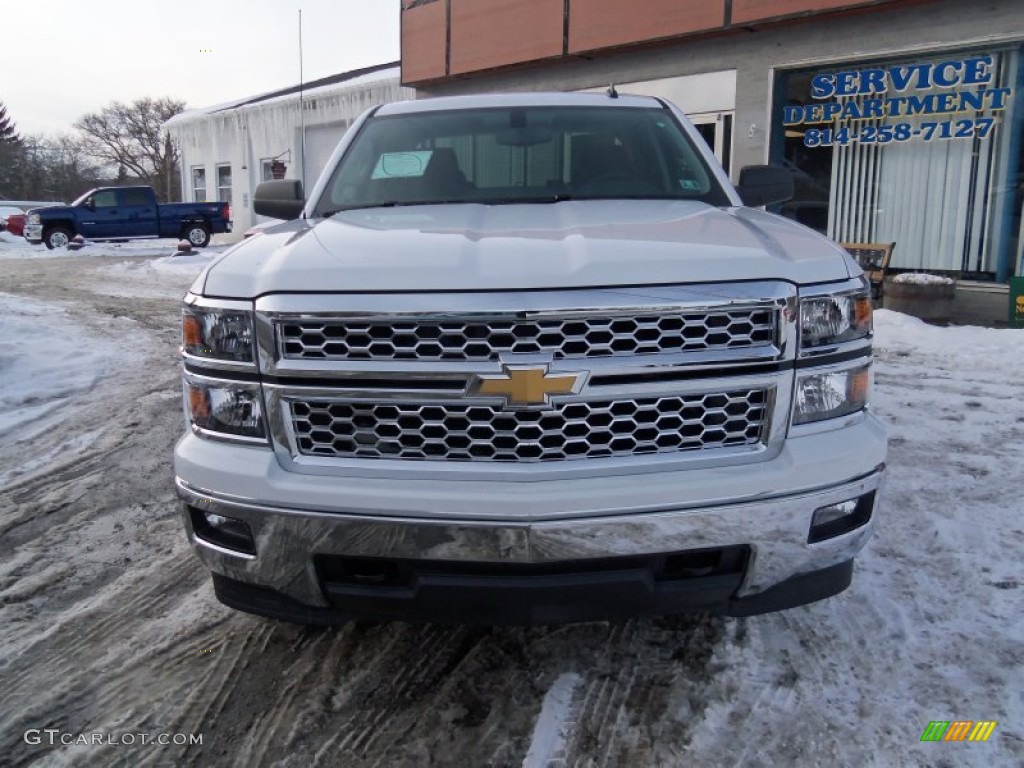 2014 Silverado 1500 LT Double Cab 4x4 - Summit White / Jet Black photo #6