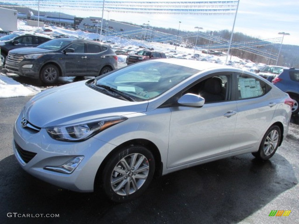 2014 Elantra SE Sedan - Silver / Gray photo #4