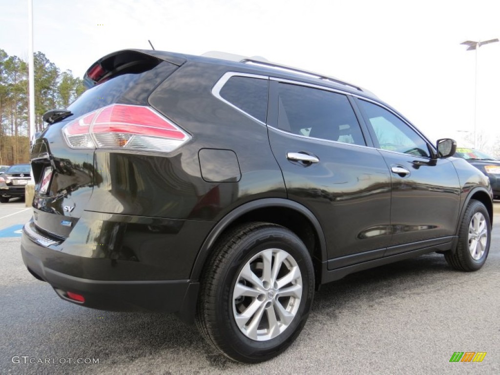 Midnight Jade 2014 Nissan Rogue SV Exterior Photo #90661510