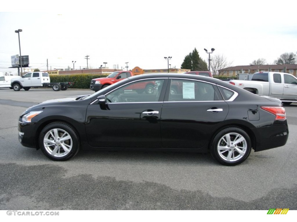 2013 Altima 2.5 SV - Super Black / Charcoal photo #3