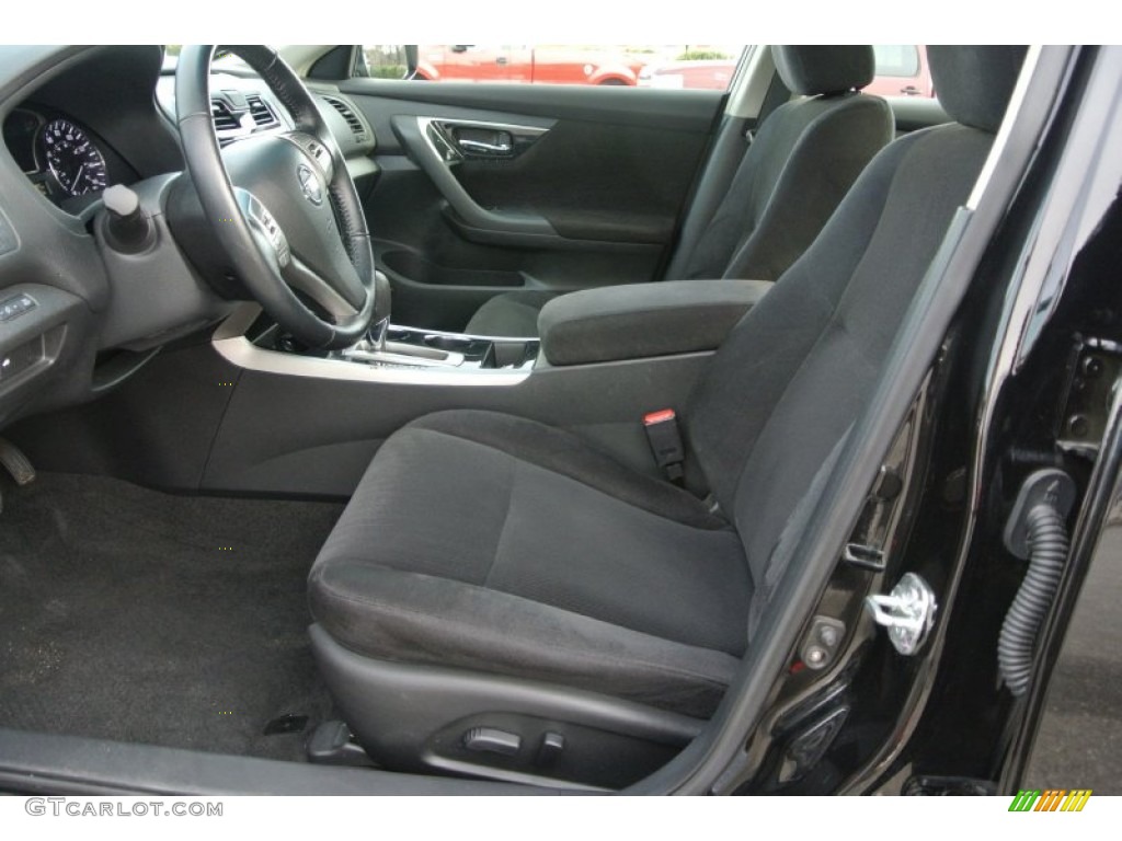 2013 Altima 2.5 SV - Super Black / Charcoal photo #8