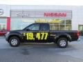 2013 Super Black Nissan Frontier S King Cab  photo #1