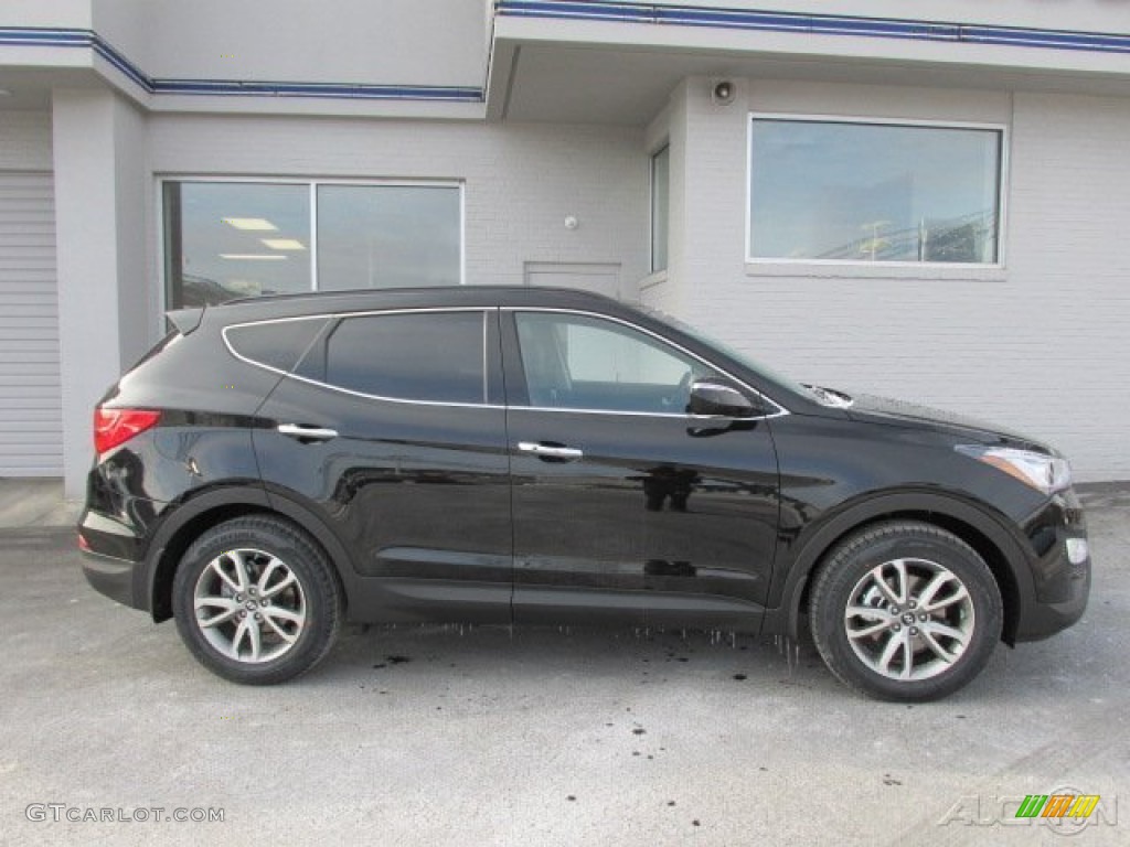 Twilight Black 2014 Hyundai Santa Fe Sport 2.0T AWD Exterior Photo #90662038