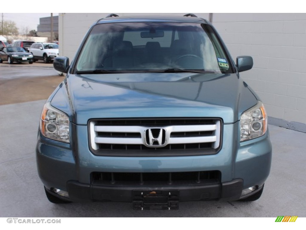 2008 Pilot EX-L - Steel Blue Metallic / Gray photo #2