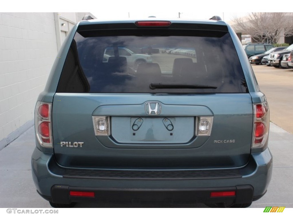 2008 Pilot EX-L - Steel Blue Metallic / Gray photo #3