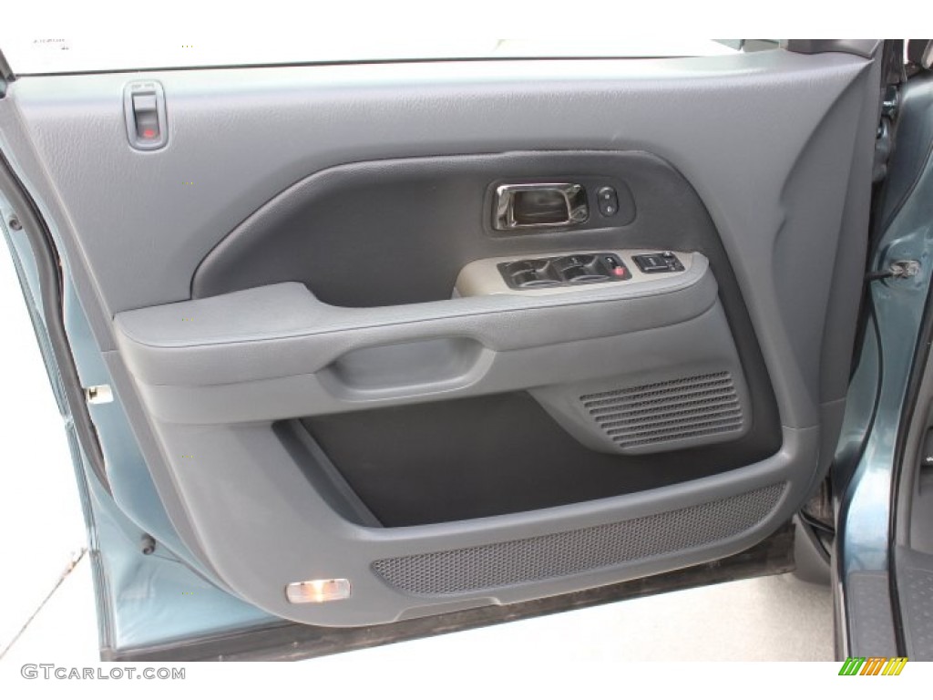 2008 Pilot EX-L - Steel Blue Metallic / Gray photo #7