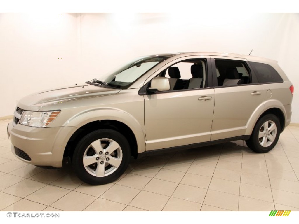 2009 Journey SXT - Light Sandstone Metallic / Dark Slate Gray/Light Graystone photo #3