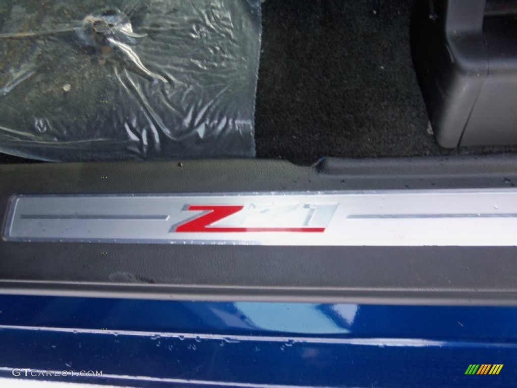 2014 Silverado 1500 LT Z71 Double Cab 4x4 - Blue Topaz Metallic / Jet Black photo #19