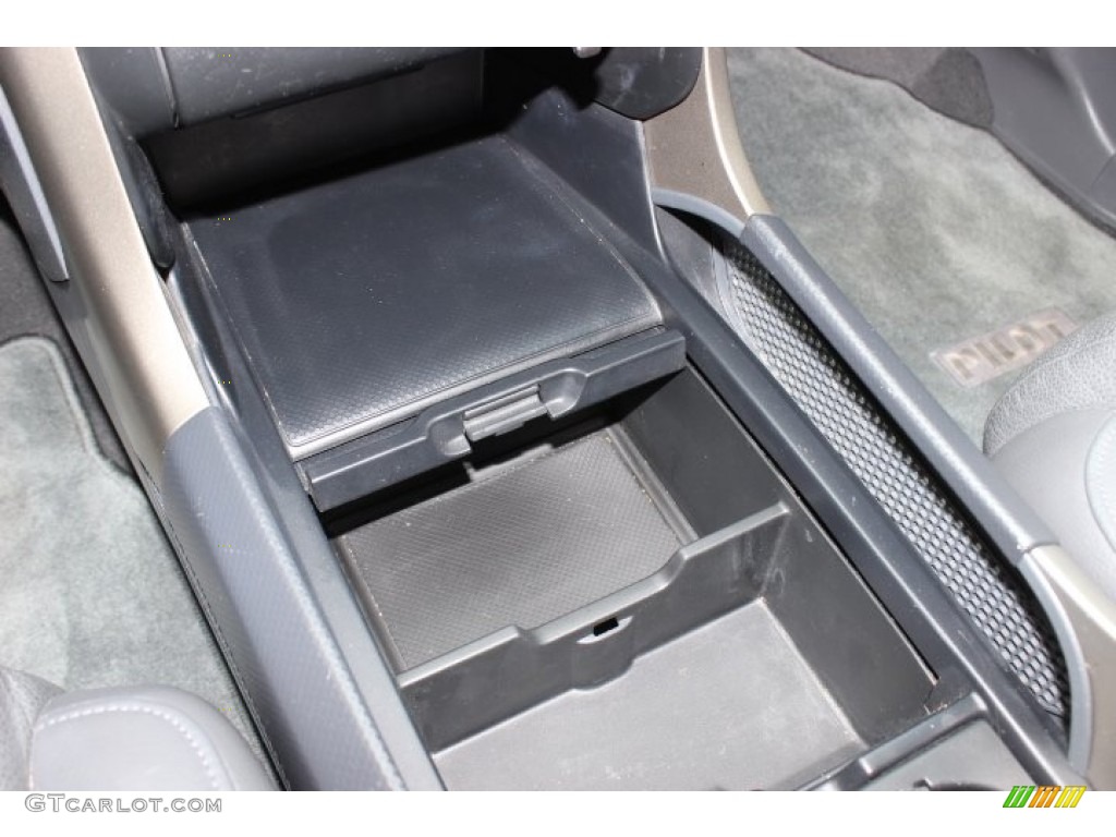 2008 Pilot EX-L - Steel Blue Metallic / Gray photo #18