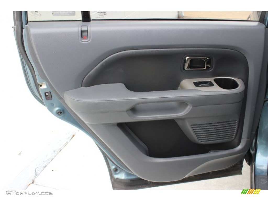 2008 Pilot EX-L - Steel Blue Metallic / Gray photo #25