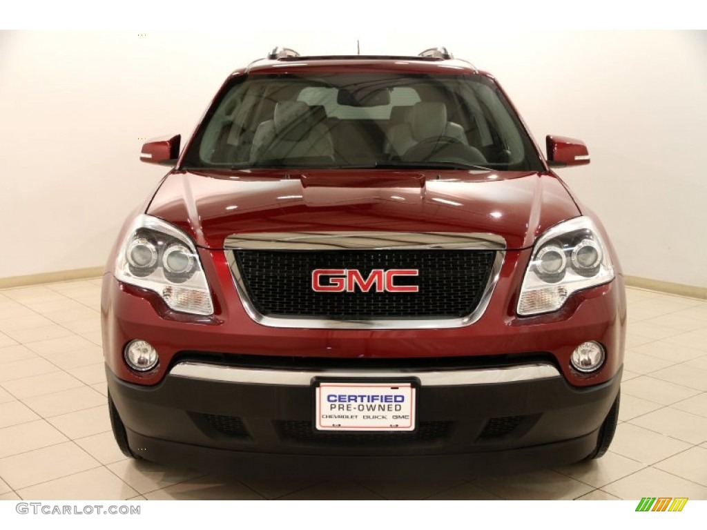 2009 Acadia SLT AWD - Red Jewel / Light Titanium photo #2