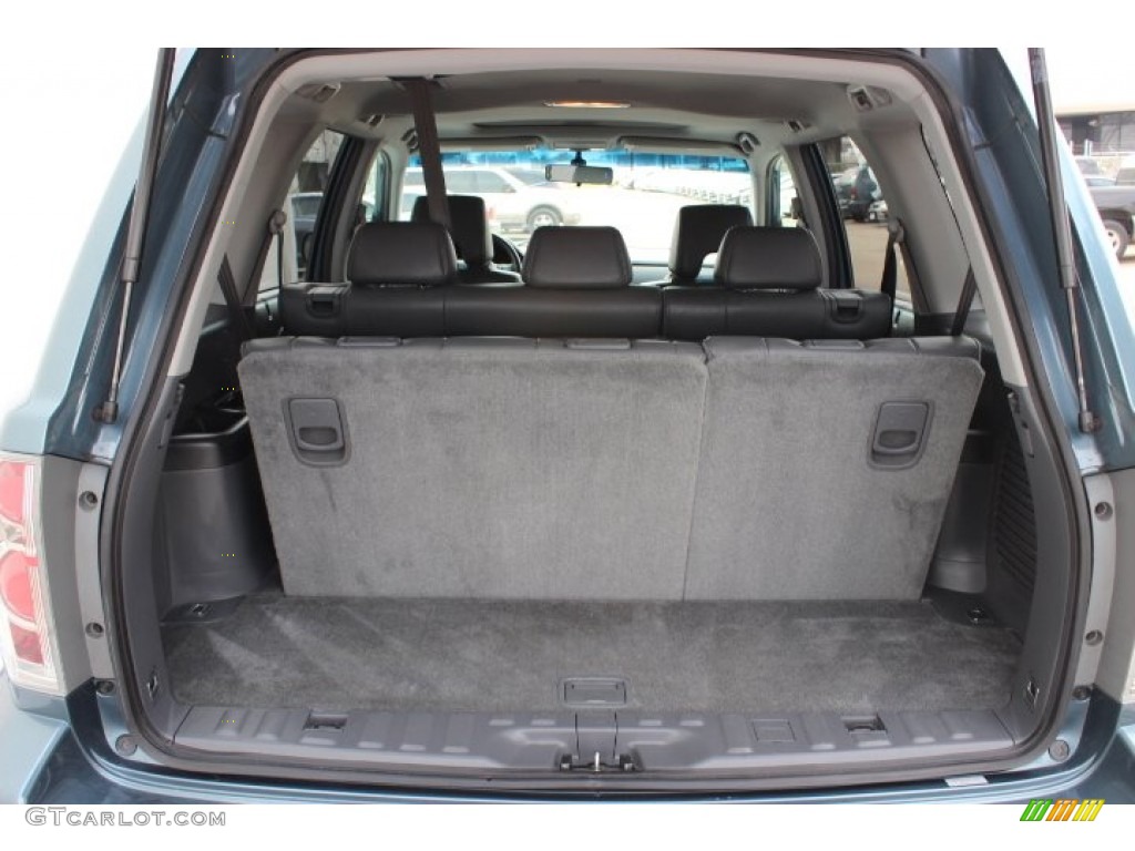 2008 Pilot EX-L - Steel Blue Metallic / Gray photo #32