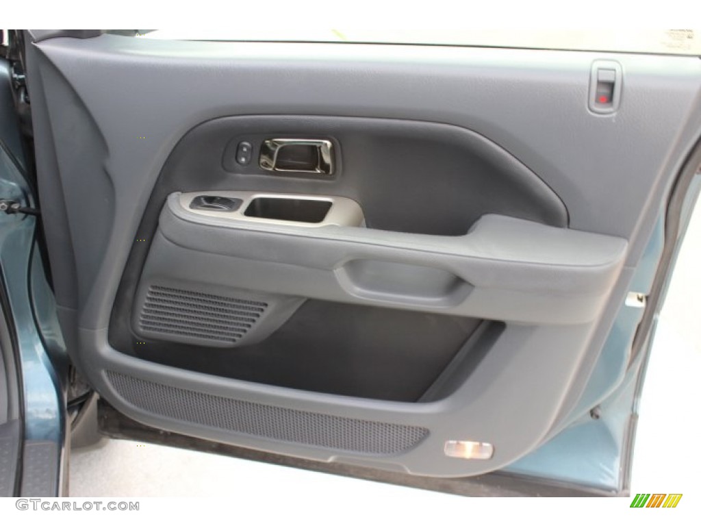 2008 Pilot EX-L - Steel Blue Metallic / Gray photo #33