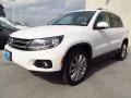 2014 Candy White Volkswagen Tiguan SE  photo #3