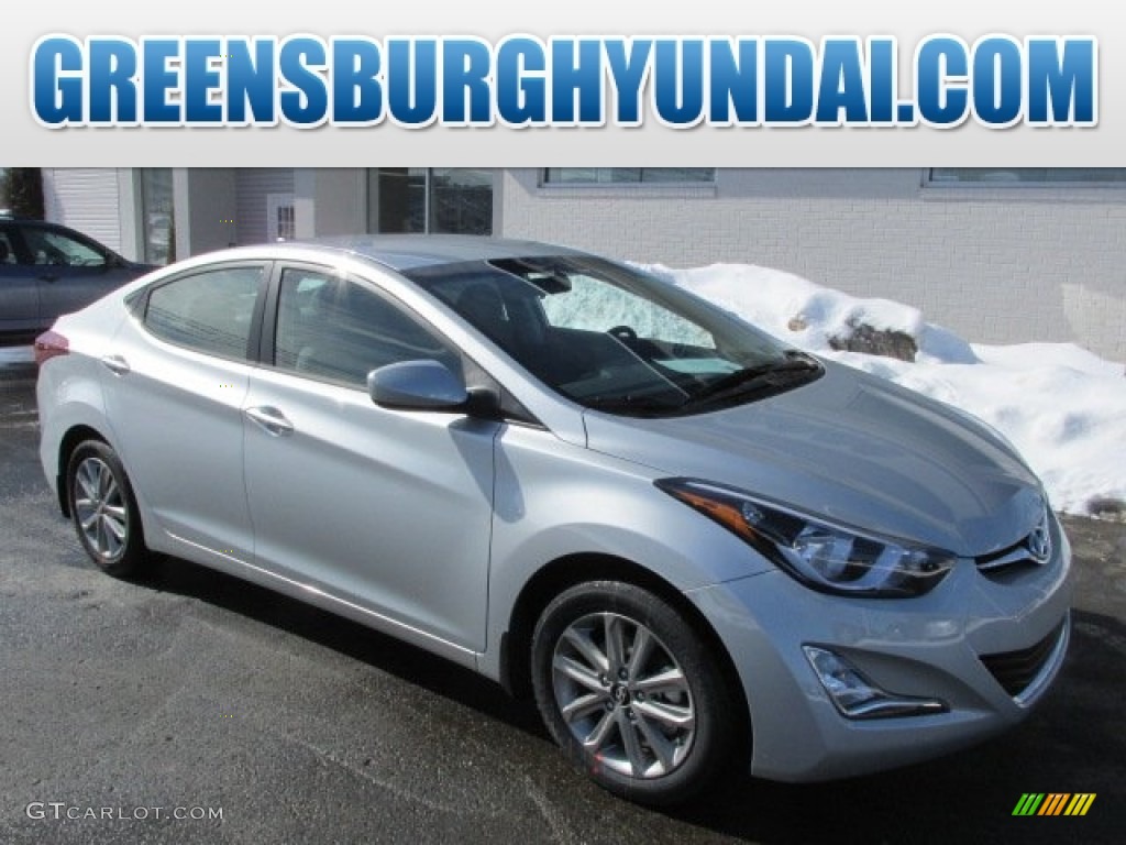 2014 Elantra SE Sedan - Silver / Gray photo #1