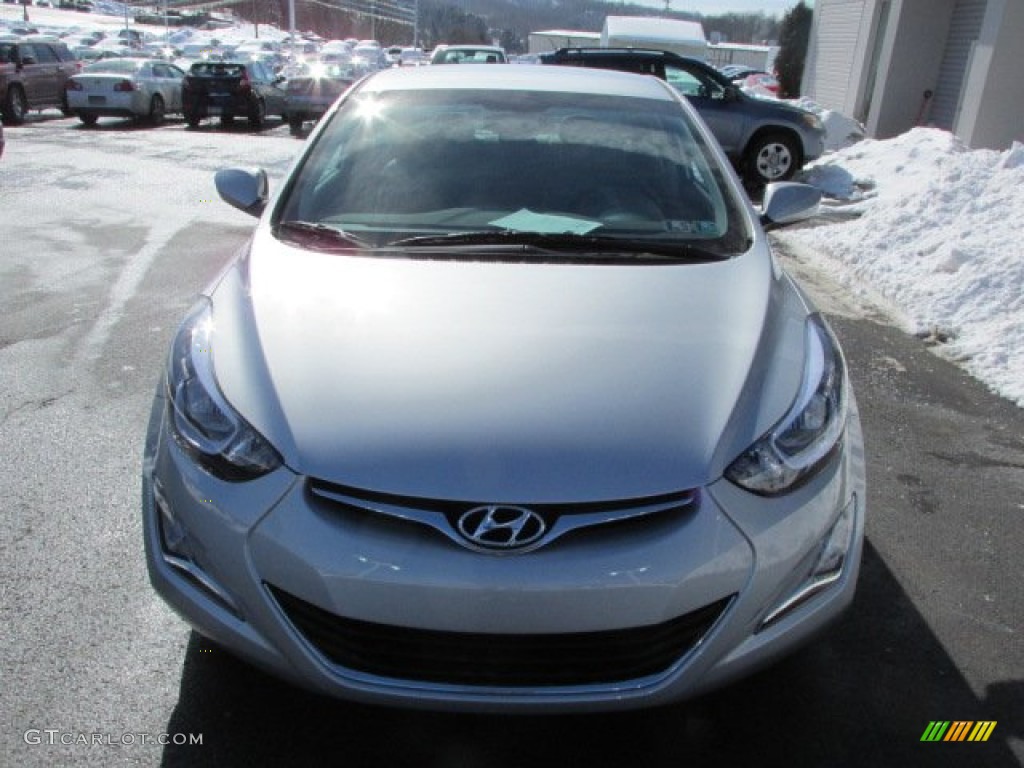 2014 Elantra SE Sedan - Silver / Gray photo #4