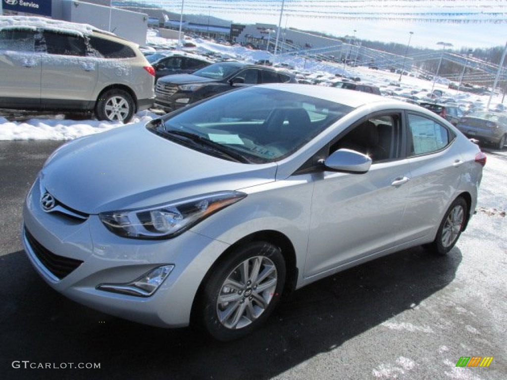 2014 Elantra SE Sedan - Silver / Gray photo #5