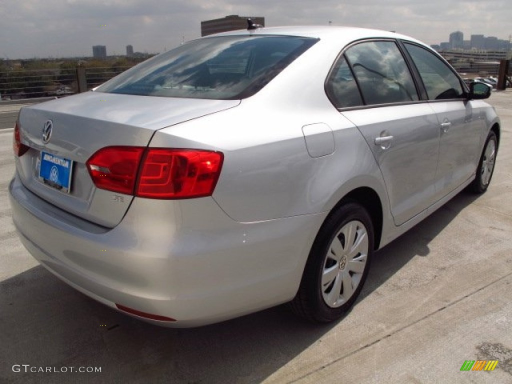 2014 Jetta SE Sedan - Reflex Silver Metallic / Titan Black photo #6