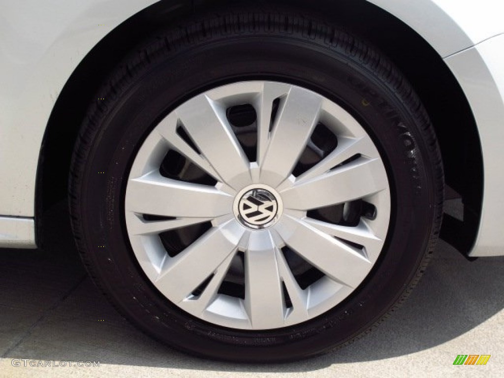 2014 Jetta SE Sedan - Reflex Silver Metallic / Titan Black photo #7