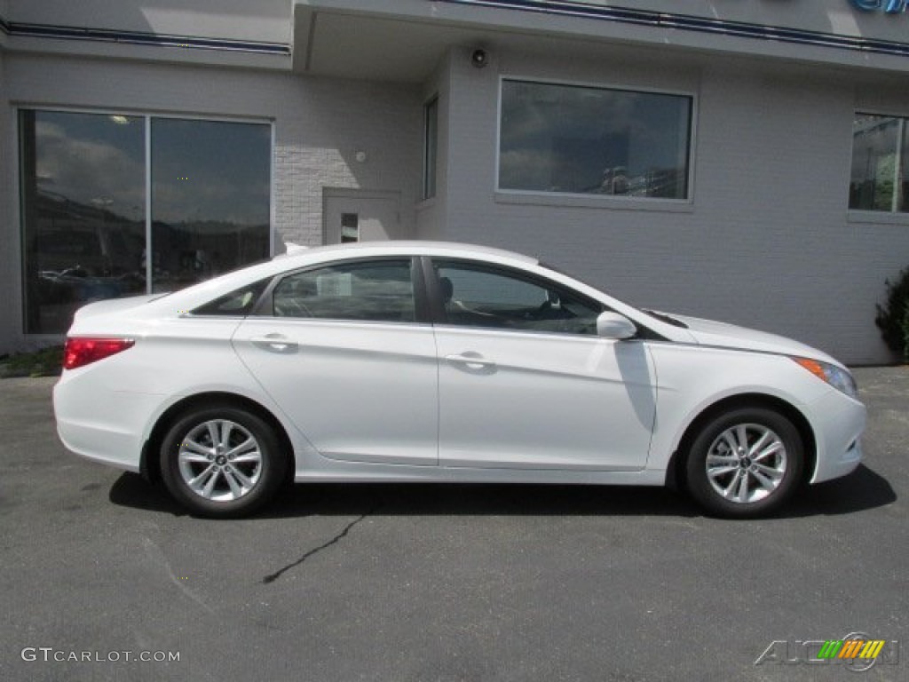 2014 Sonata GLS - Pearl White / Camel photo #2