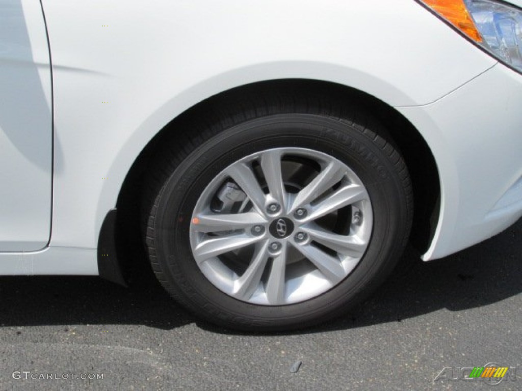 2014 Sonata GLS - Pearl White / Camel photo #3