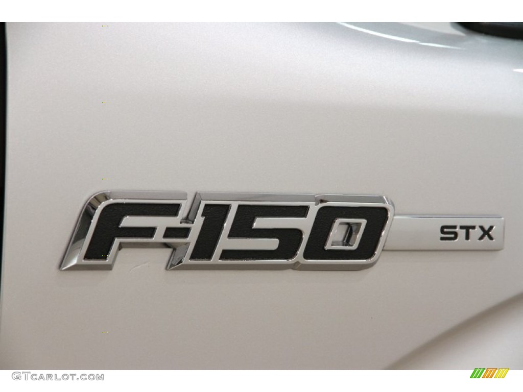 2013 F150 STX SuperCab 4x4 - Ingot Silver Metallic / Steel Gray photo #24