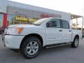 Glacier White 2014 Nissan Titan SV Crew Cab