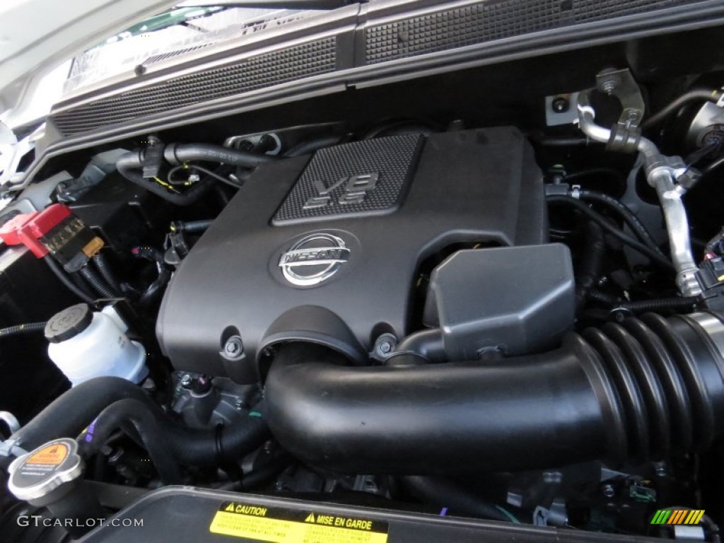 2014 Nissan Titan SV Crew Cab Engine Photos