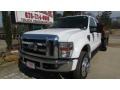 Oxford White - F450 Super Duty Lariat Crew Cab 4x4 Dually Photo No. 2