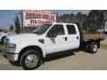 Oxford White - F450 Super Duty Lariat Crew Cab 4x4 Dually Photo No. 3