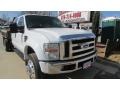 Oxford White - F450 Super Duty Lariat Crew Cab 4x4 Dually Photo No. 12