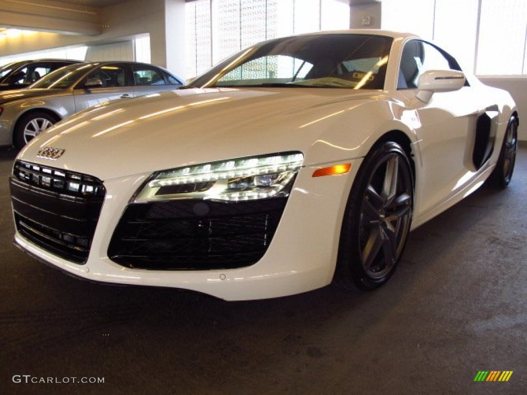 Ibis White 2014 Audi R8 Coupe V10 Exterior Photo #90665266