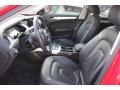 2009 Audi A4 Black Interior Front Seat Photo
