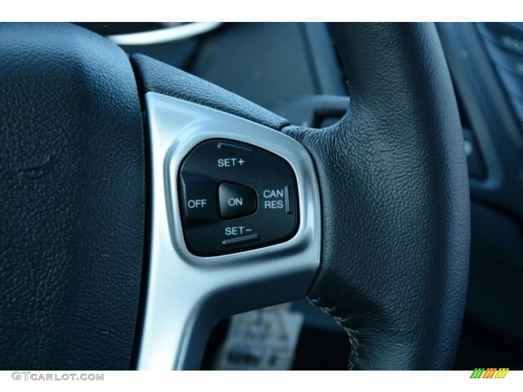 2014 Fiesta SE Hatchback - Ingot Silver / Charcoal Black photo #23
