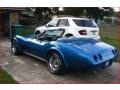1974 Corvette Medium Blue Chevrolet Corvette Stingray Convertible  photo #3