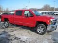 2015 Victory Red Chevrolet Silverado 2500HD LTZ Crew Cab 4x4  photo #3