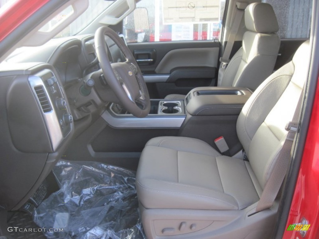 Cocoa/Dune Interior 2015 Chevrolet Silverado 2500HD LTZ Crew Cab 4x4 Photo #90668286