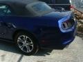 2014 Deep Impact Blue Ford Mustang V6 Convertible  photo #4