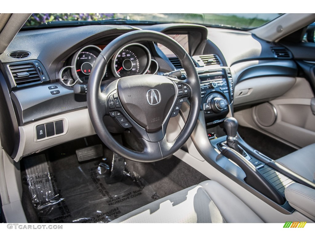 Taupe Interior 2012 Acura TL 3.5 Technology Photo #90670137