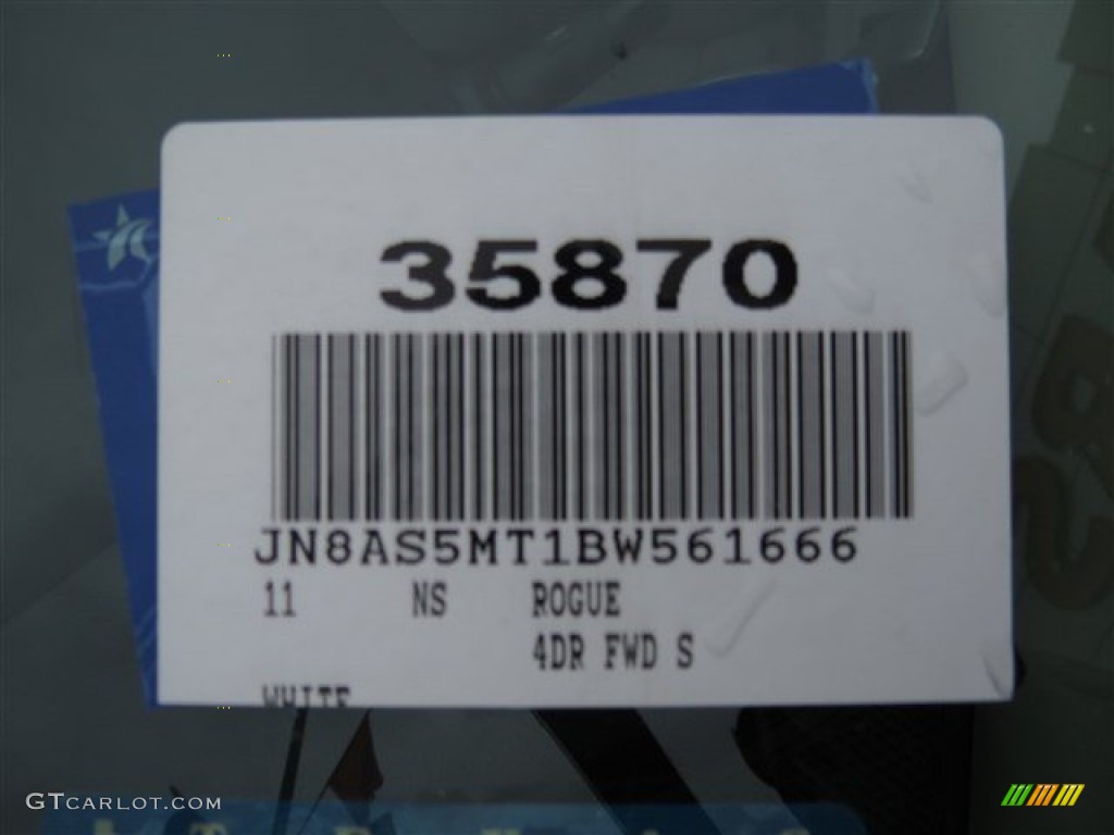 2011 Rogue S - Gotham Gray Metallic / Gray photo #18