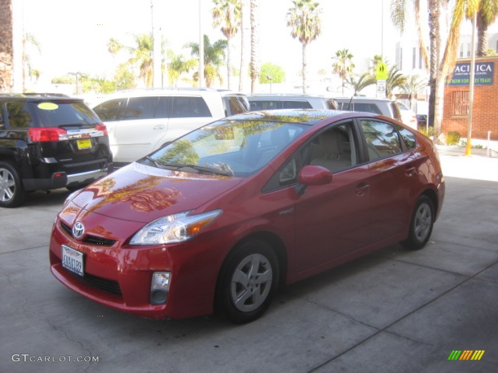 2011 Prius Hybrid IV - Barcelona Red Metallic / Dark Gray photo #5