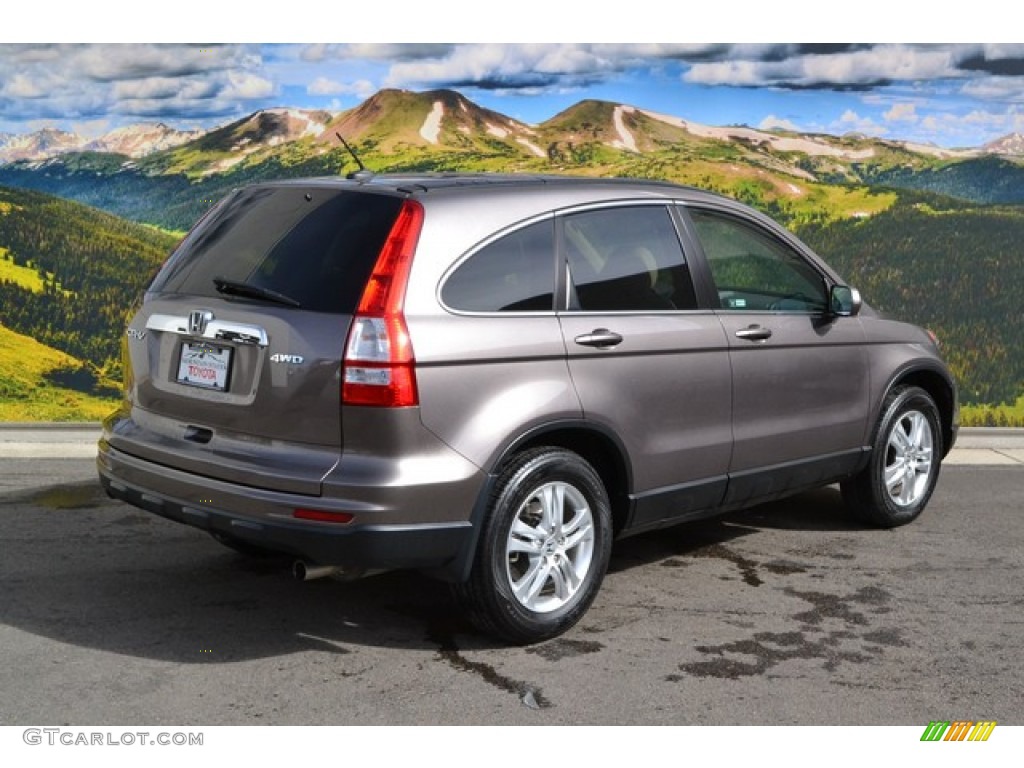 2010 CR-V EX-L AWD - Urban Titanium Metallic / Ivory photo #3