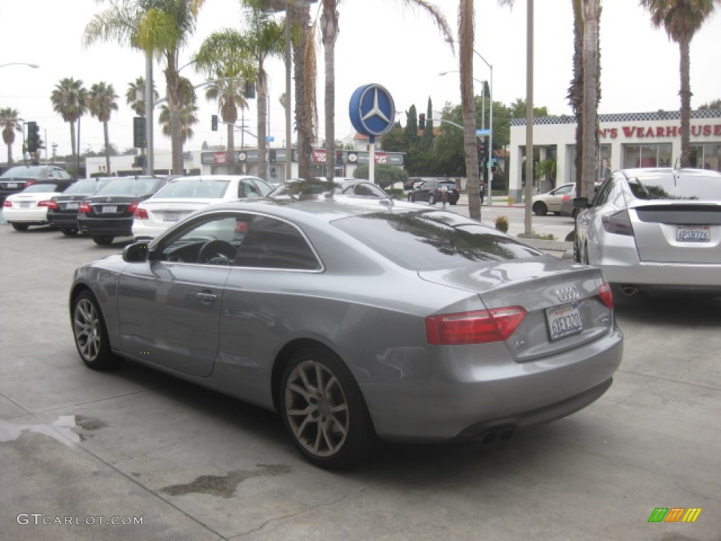 2010 A5 2.0T quattro Coupe - Quartz Gray Metallic / Black photo #4