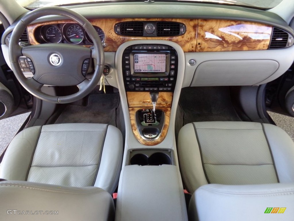 2008 Jaguar XJ XJ8 L Dove/Granite Dashboard Photo #90673557