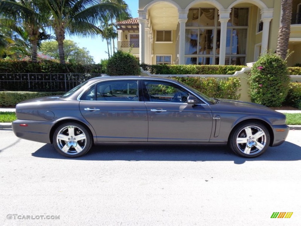 2008 XJ XJ8 L - Pearl Grey Metallic / Dove/Granite photo #11